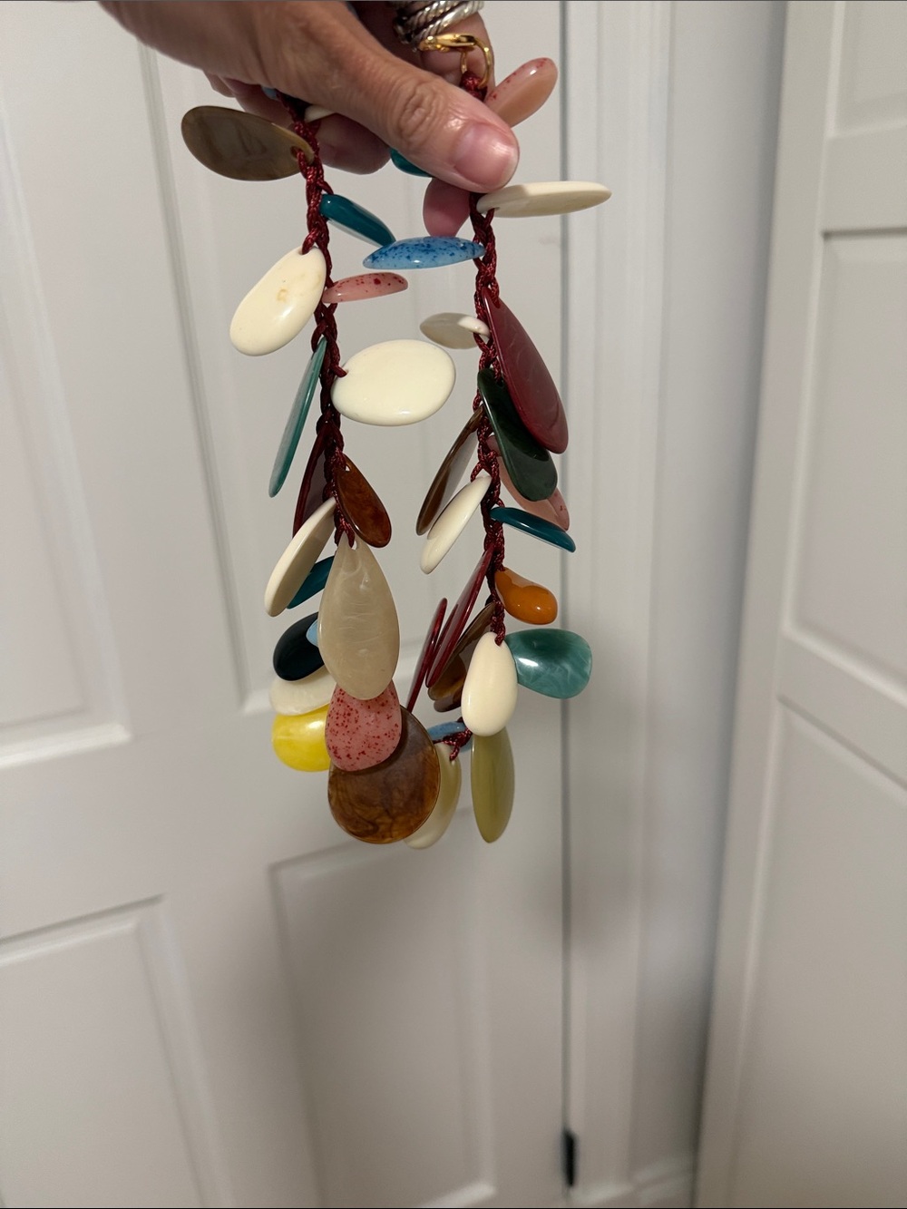 Zara Colorful Multi-Disc Statement Necklace - Mixed Colors